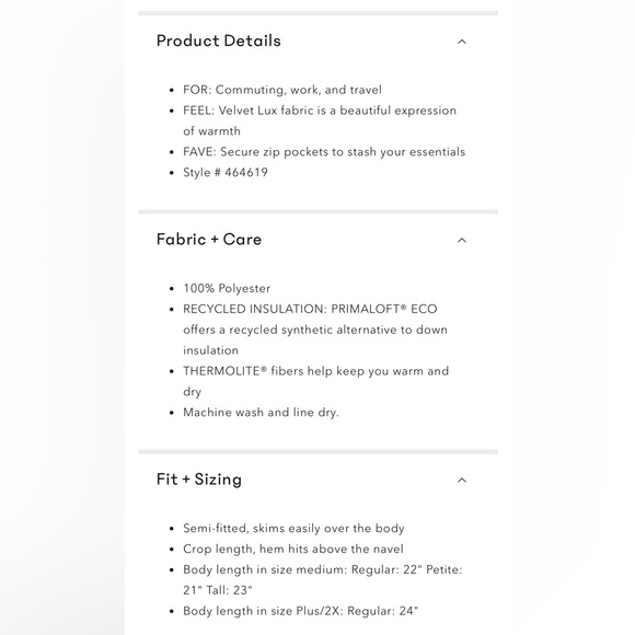 ATHLETA Hanover Hybrid Jacket, Size 3X, NWT - Picture 3 of 14